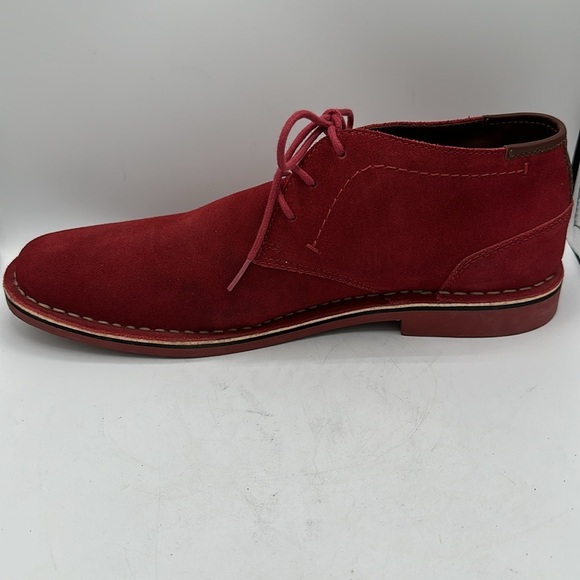 Kenneth Cole Reaction Desert Sun red chukka boots, size 11.5M